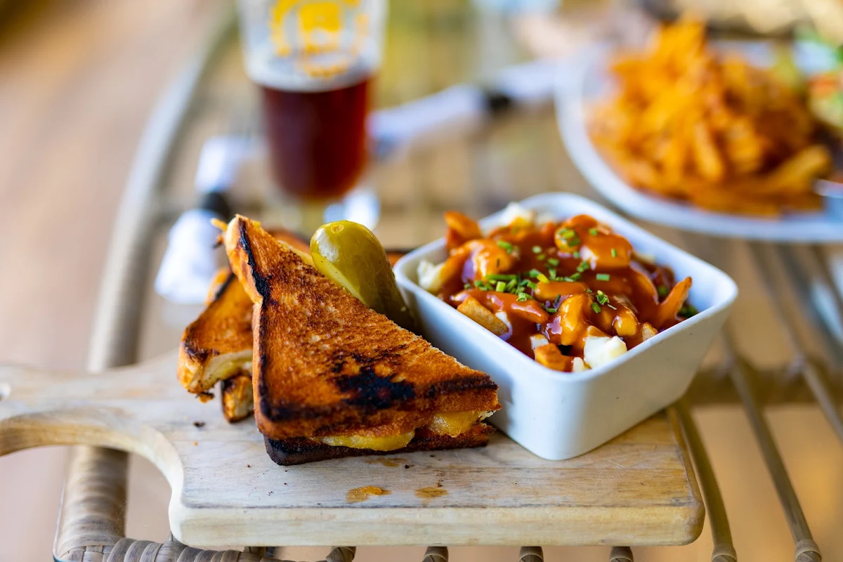 Grilled Cheese with Poutine, Brasseur de Montréal