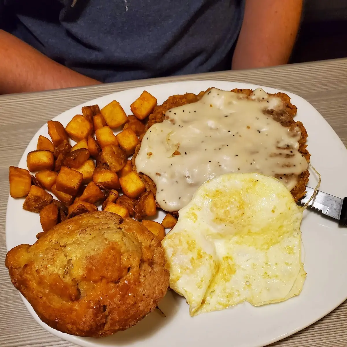 Country Fried Steak & Eggs