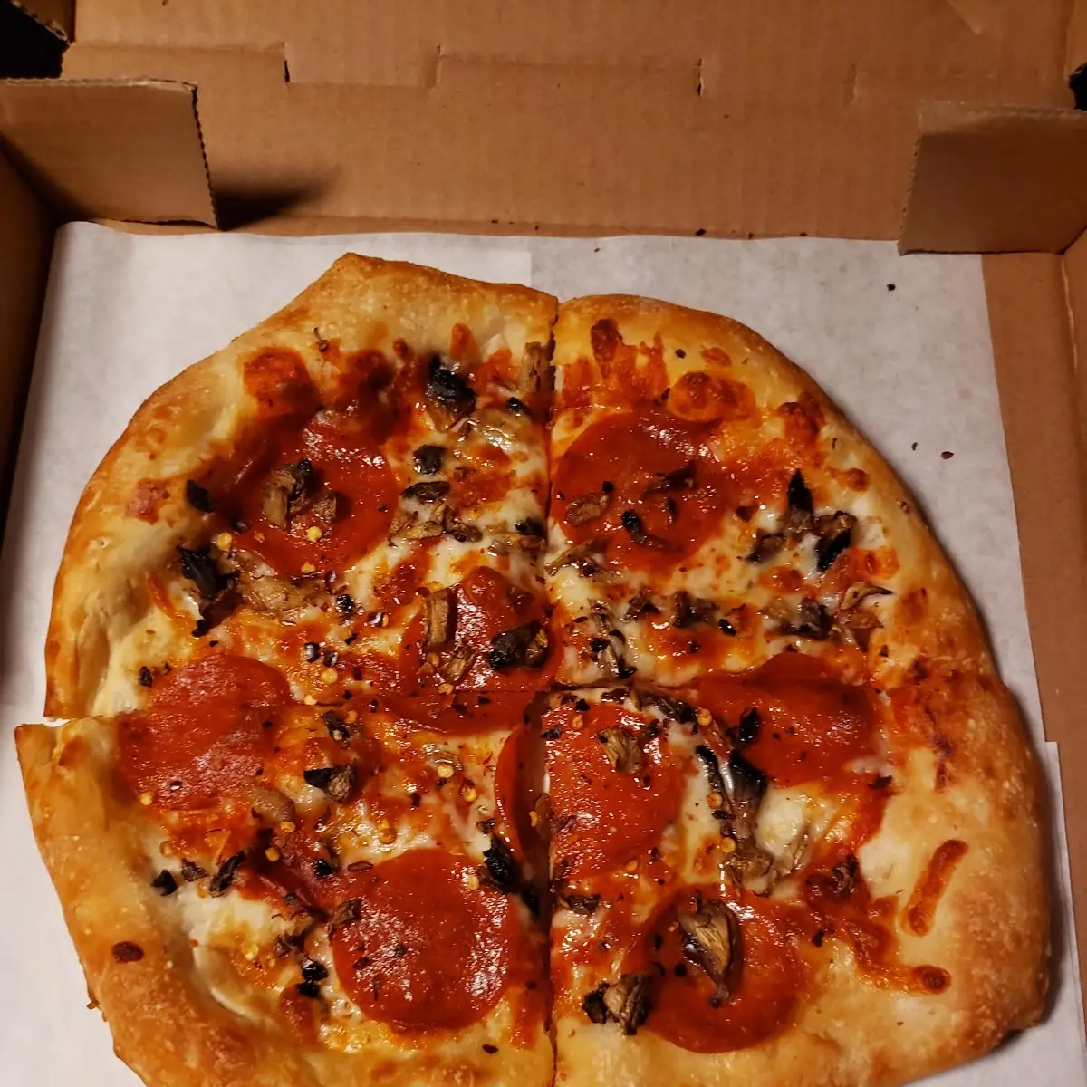 Pepperoni Mushroom Pizza