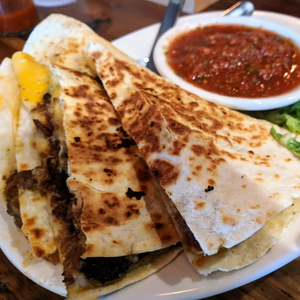 Pulled Chicken Quesadilla