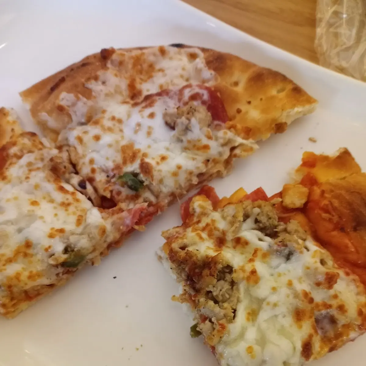 Sausage Pepperoni Flatbread Pizza
