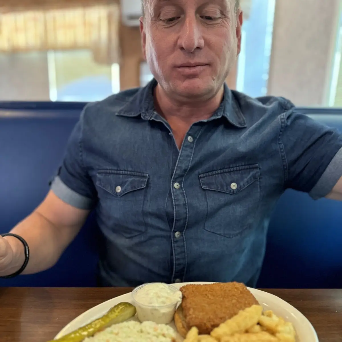 Fish Sandwich and Fries