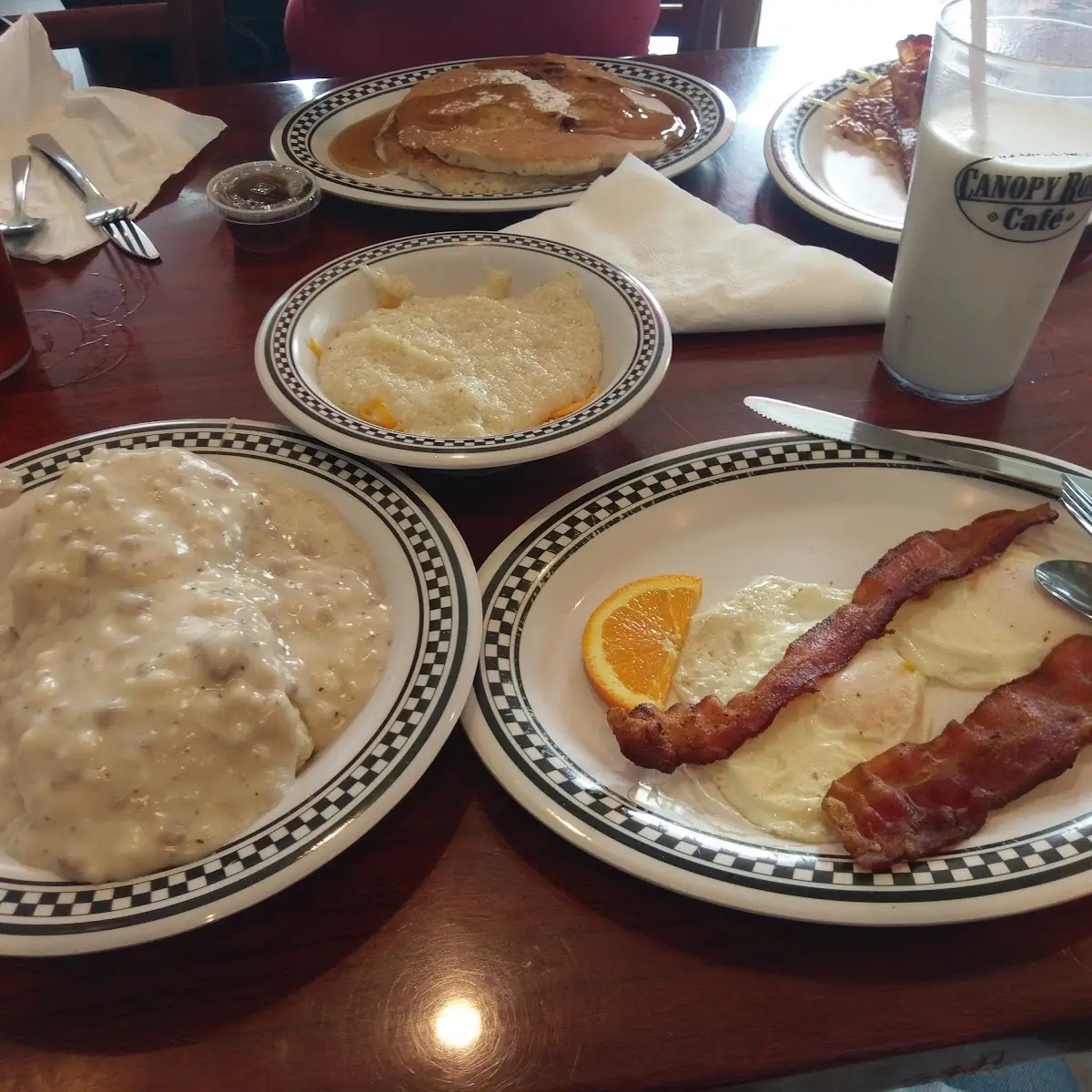 Blueberry Cobbler Pancakes