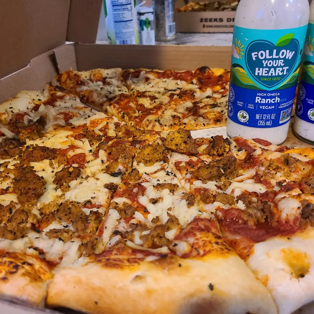 Sausage Vegan Pizza