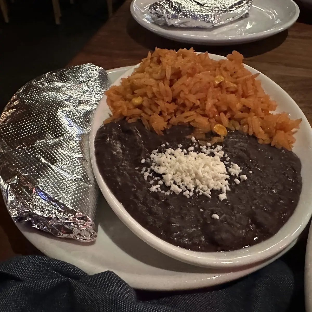Rice and Refried Beans