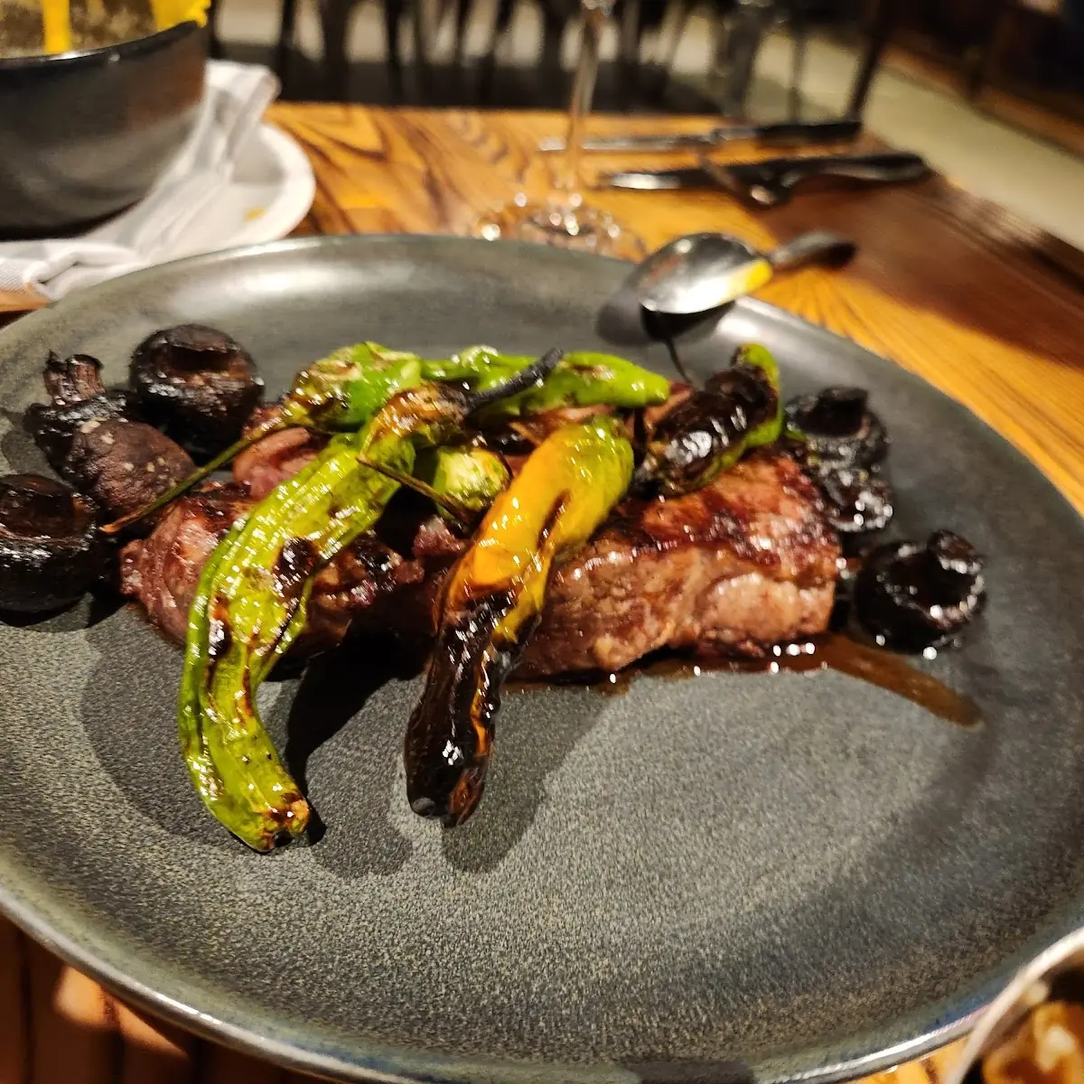 Cast Iron Shishito Peppers