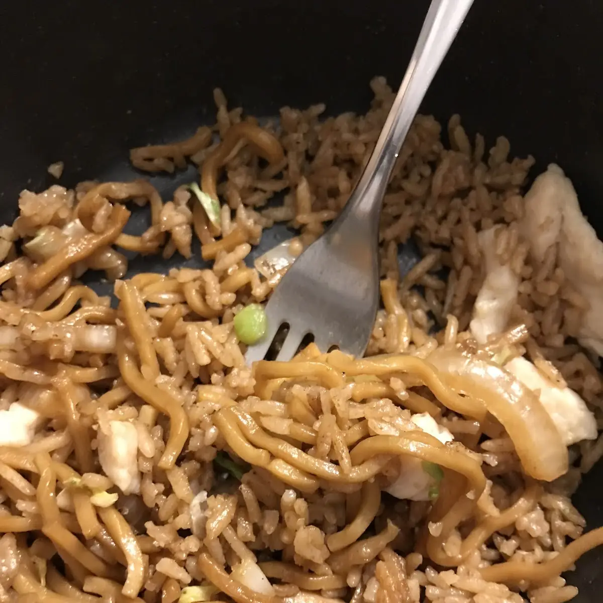 Chicken Fried Rice and Chicken Lo Mein