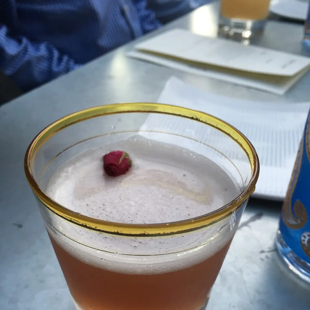 Vodka Sauternes Lychee Egg White & Rose