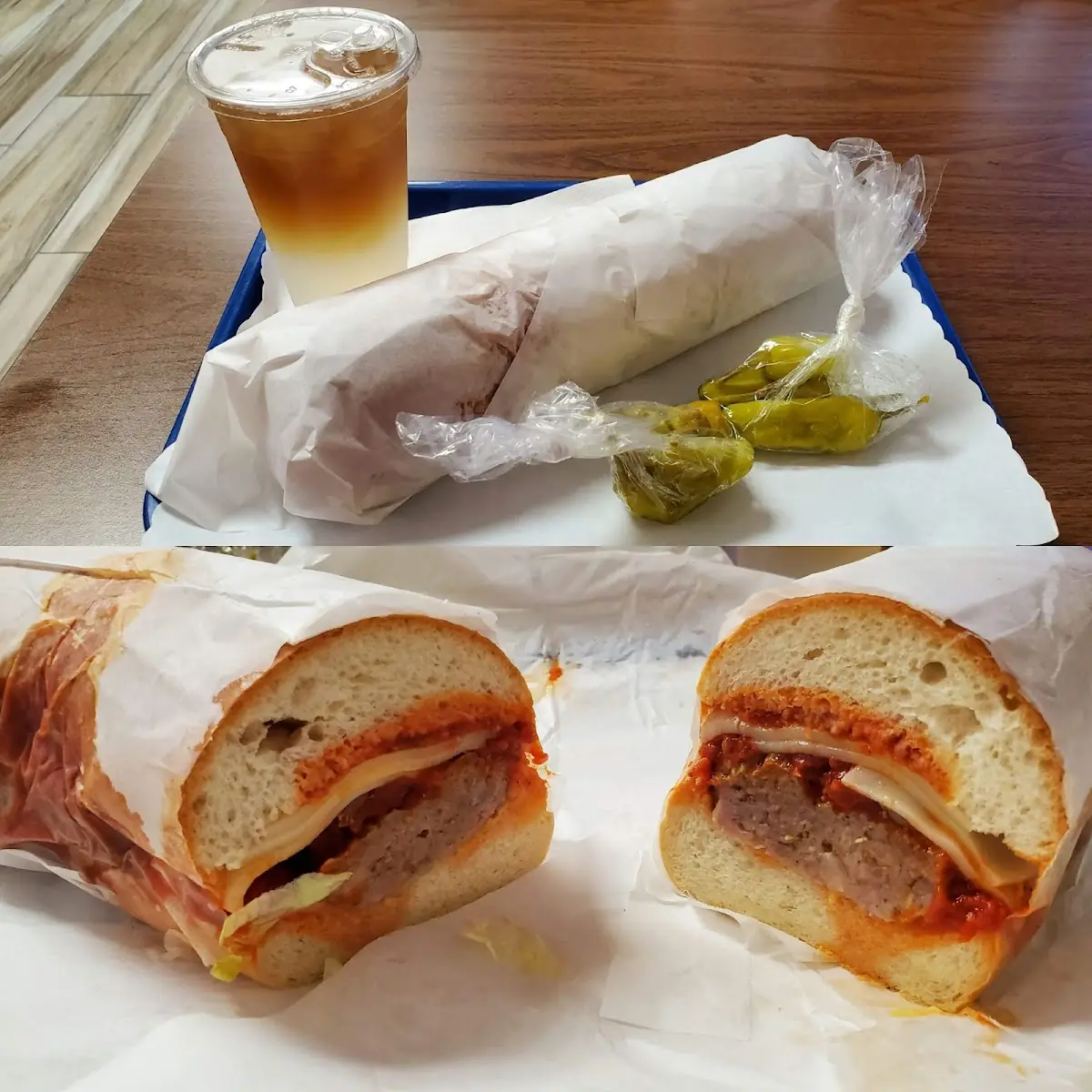Large Italian Sausage Grinder