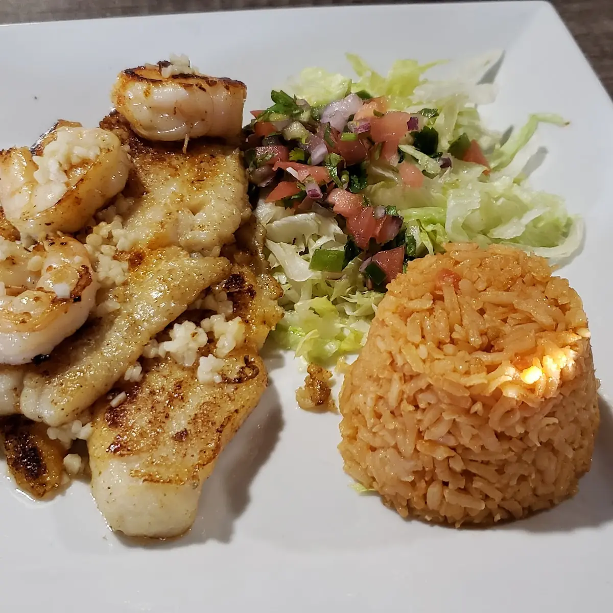Grilled Shrimp and Talopie