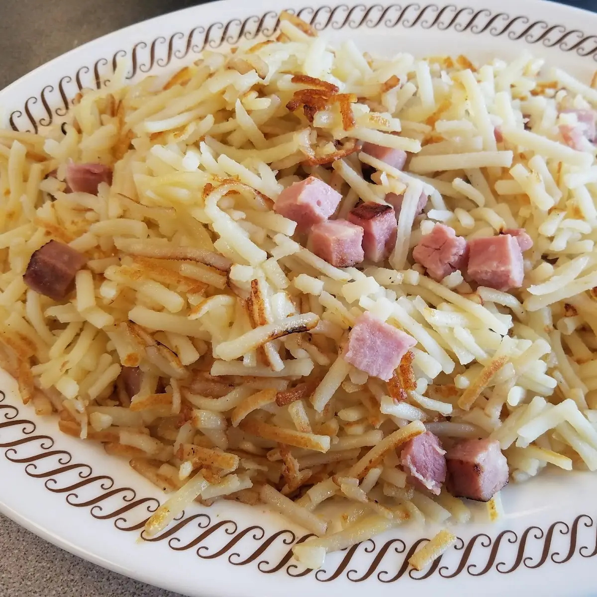 Hash Browns with Ham