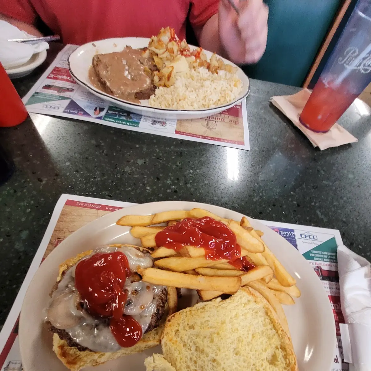 Swiss Patty Melt Burger