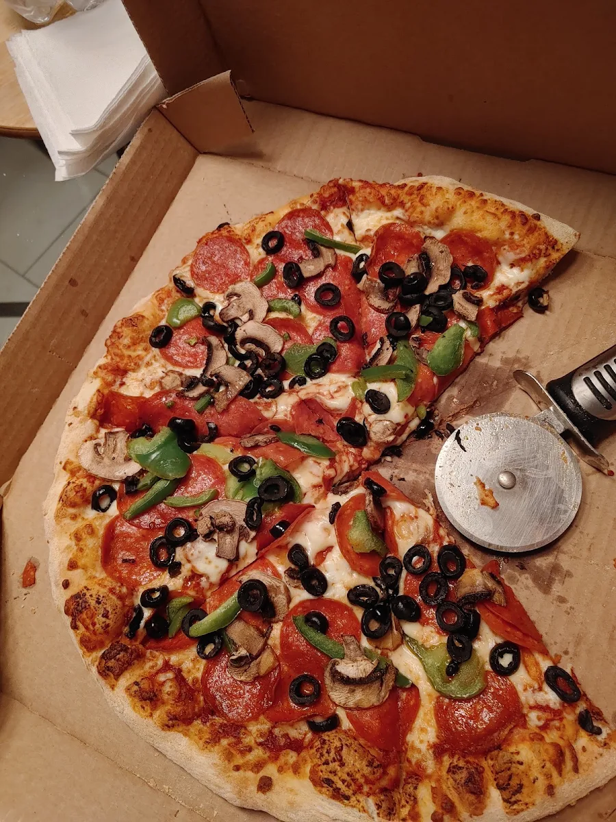 Pepperoni Style Brooklyn Brooklyn, Domino's Pizza