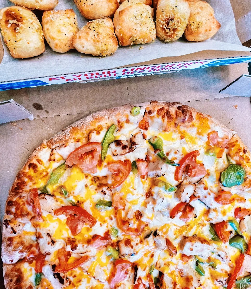 Poulet Et Bacon Ranch Chicken Bacon Ranch, Domino's Pizza