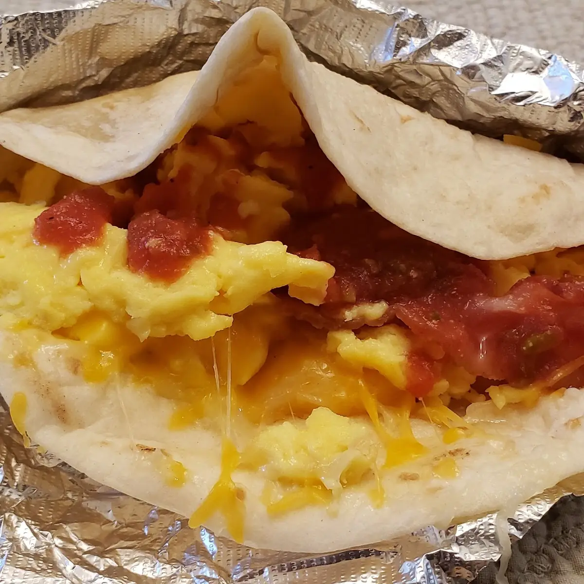 Bacon Egg and Cheese Tacos