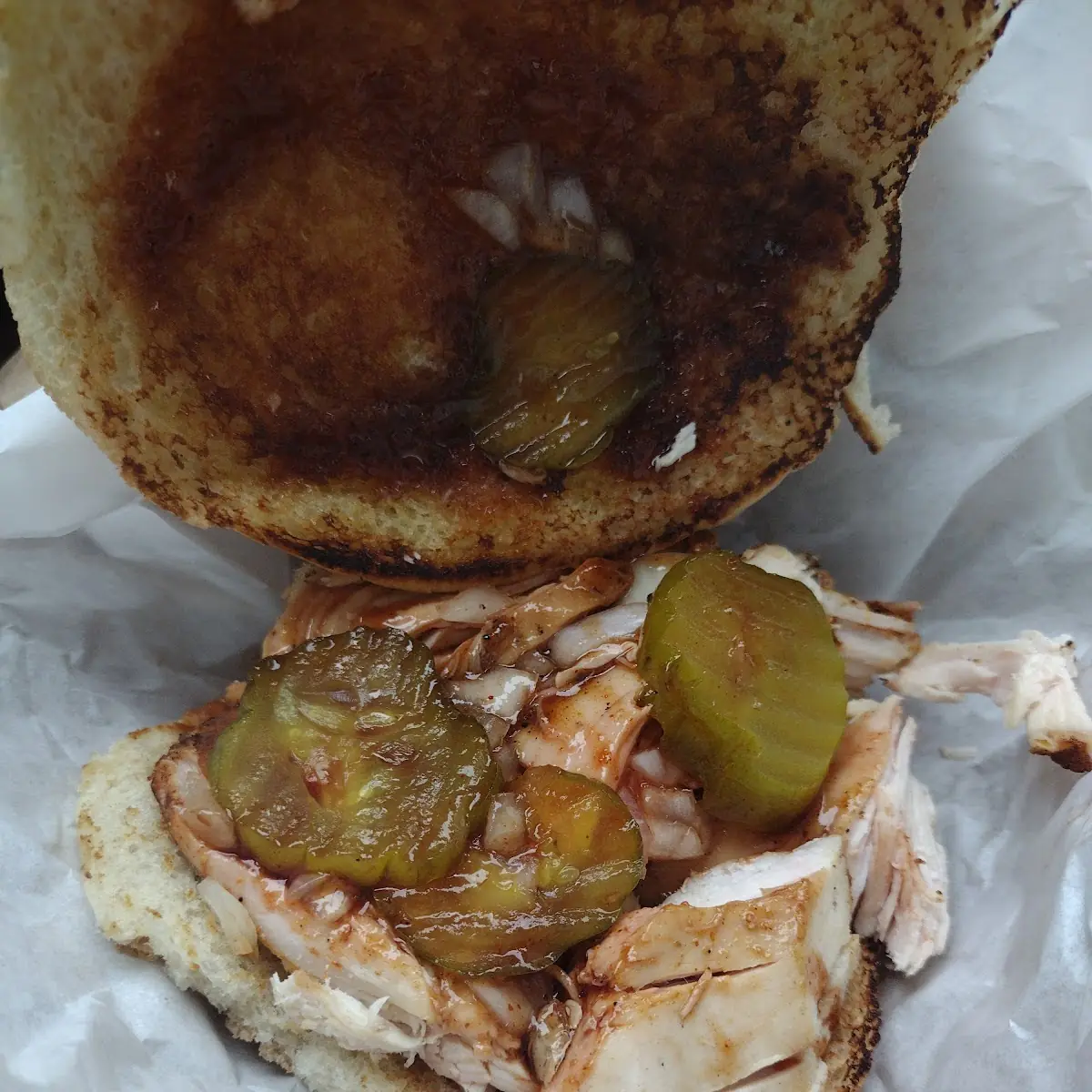 Pulled Chicken Sandwich