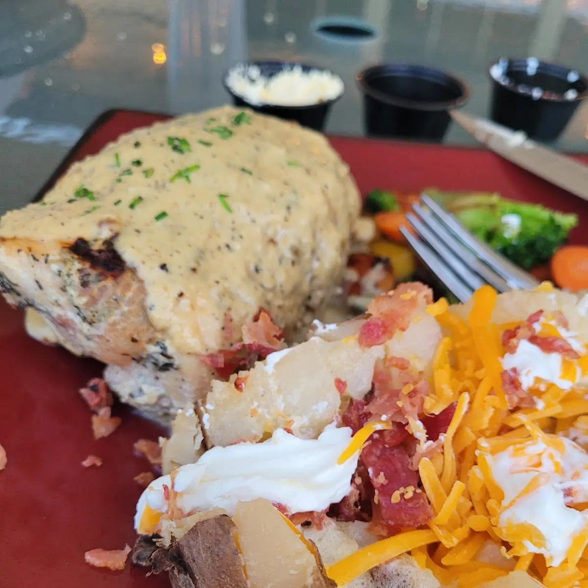 Twice Baked Lava Potato