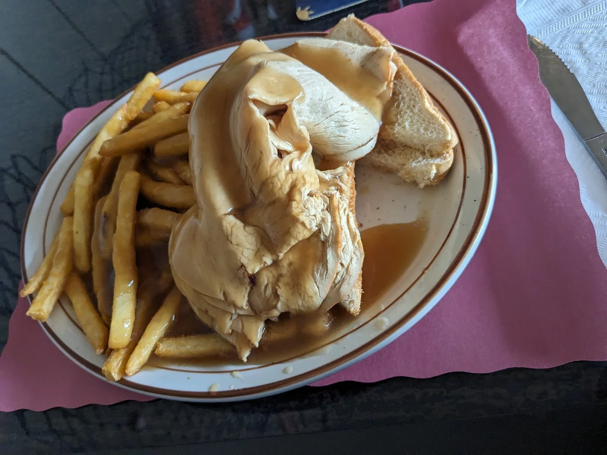 Open Faced Turkey Sandwich