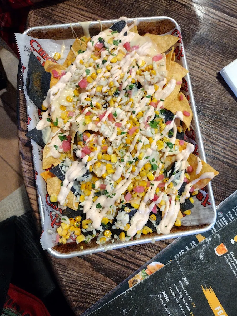 Crab and Street Corn Nachos