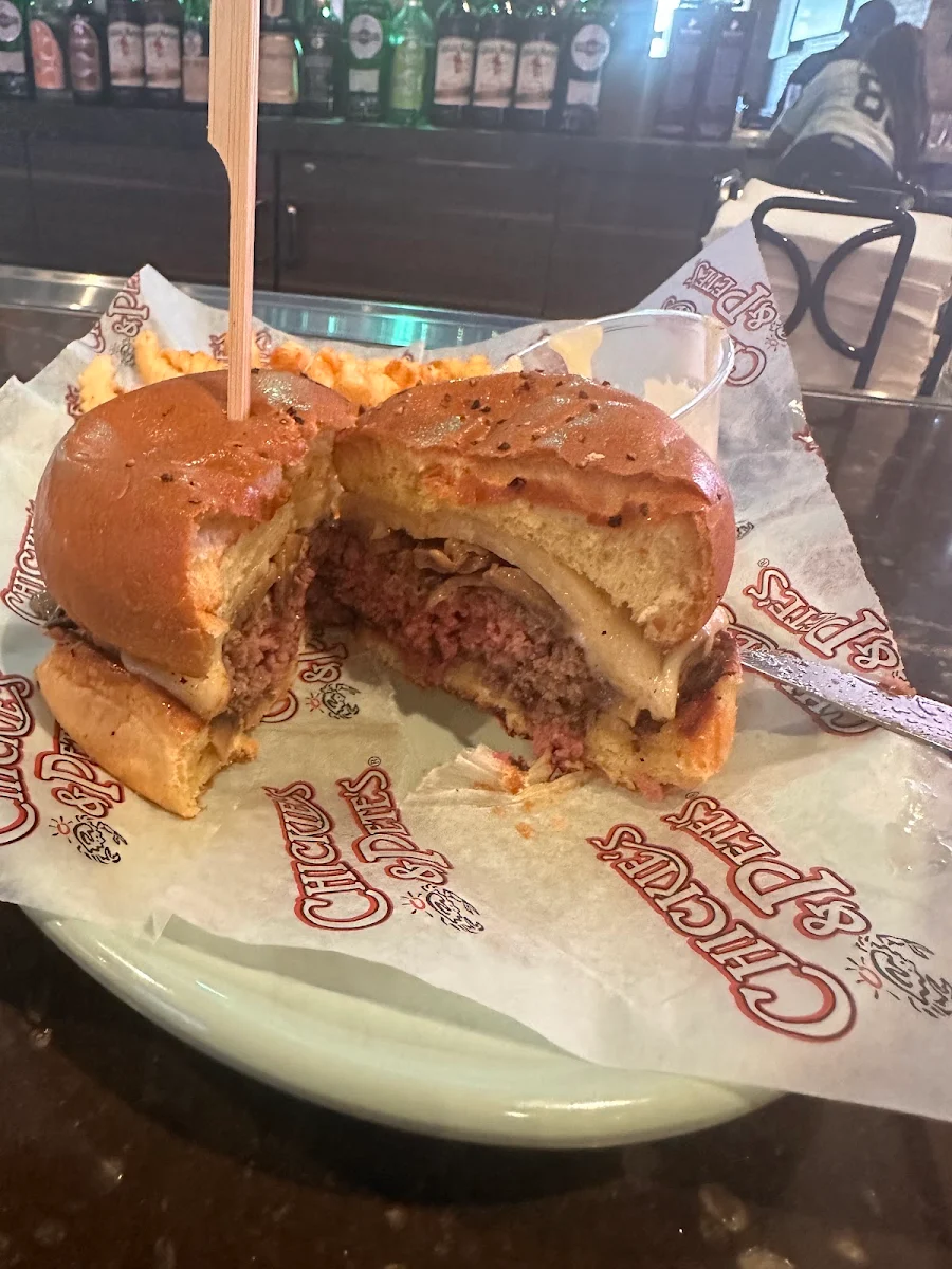 Mushroom Swiss Burger