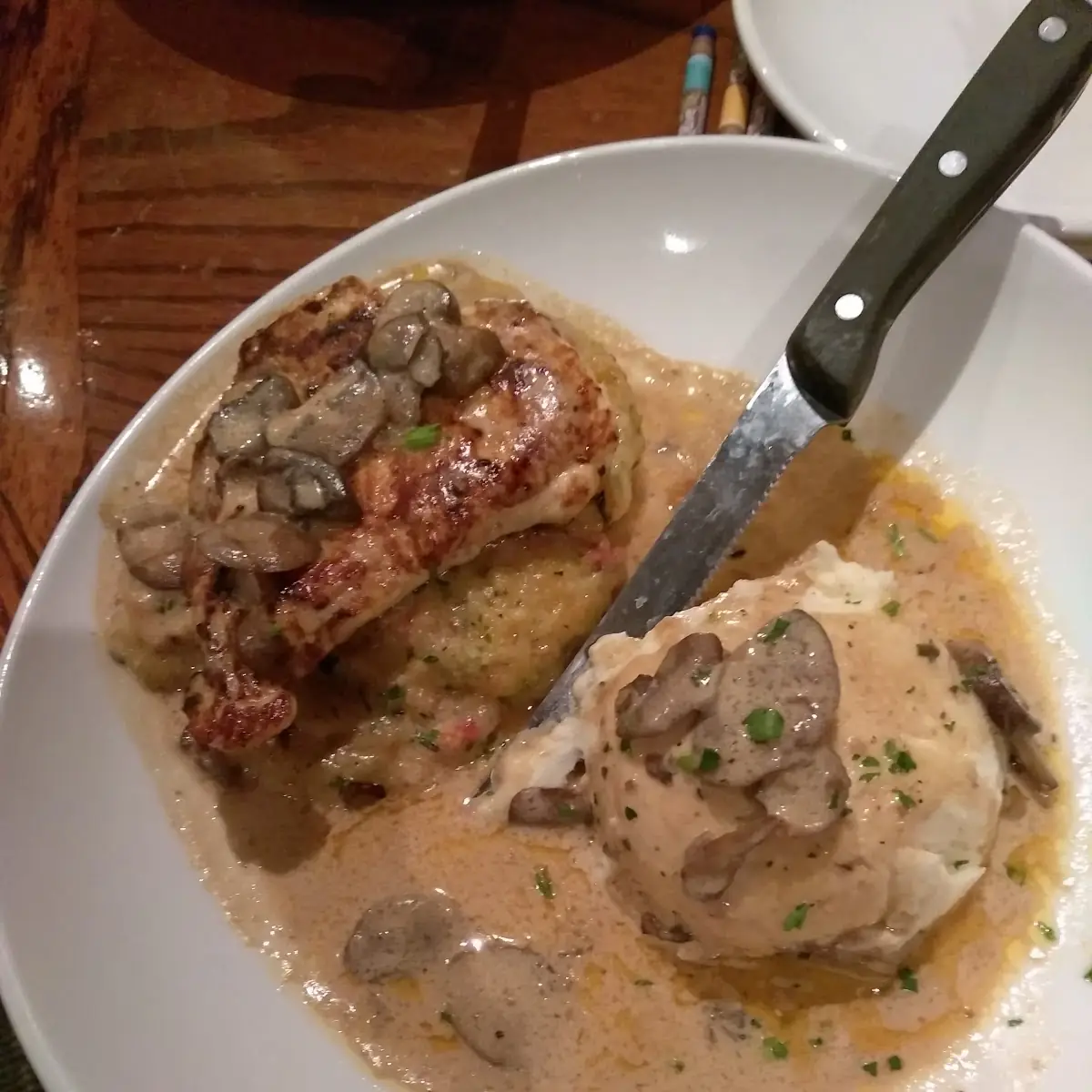 Stuffed Chicken Marsala