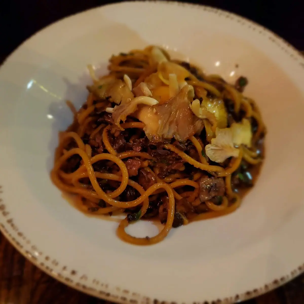 Braised Lamb Fettuccine