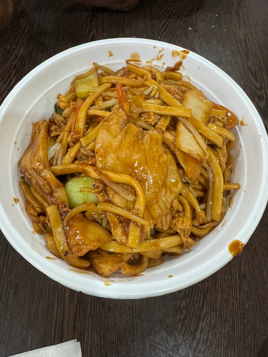 Teriyaki Chicken Noodles, Wok's N Dumpling (Portland)