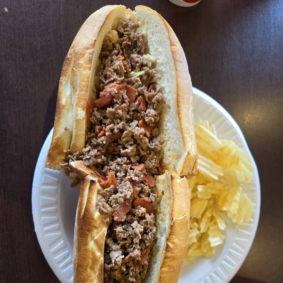 Pepperoni Steak Sandwich