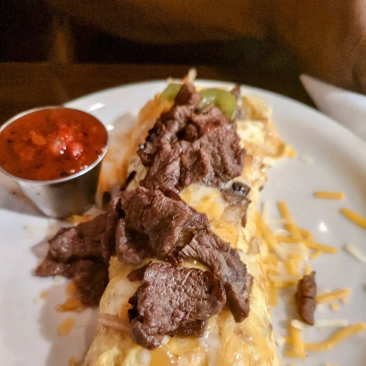 Steak Omelette