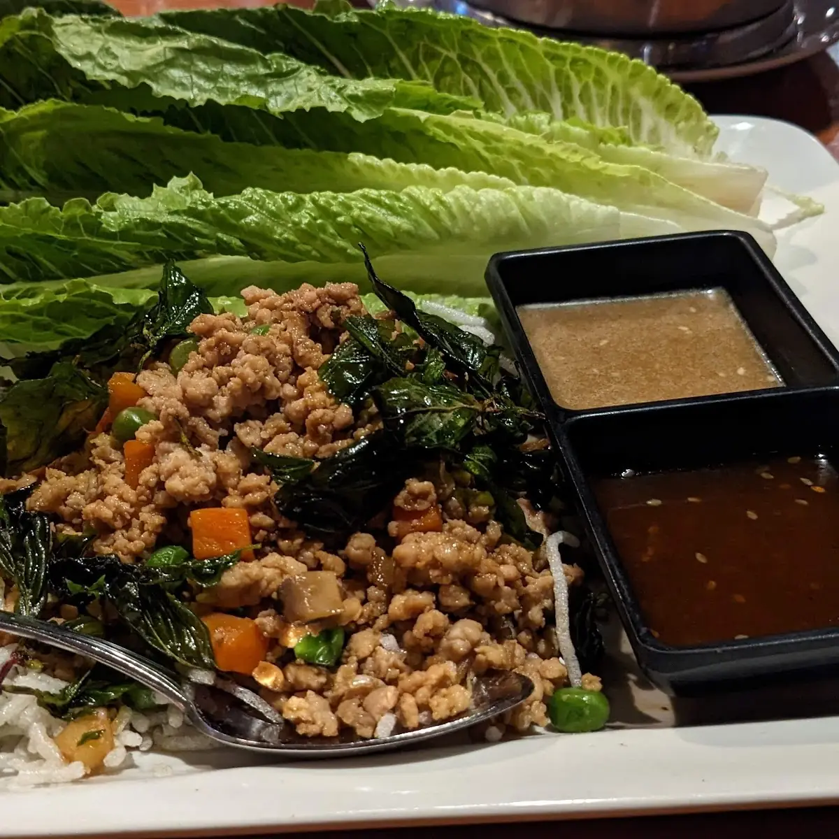 Spicy Chicken Lettuce Wrap