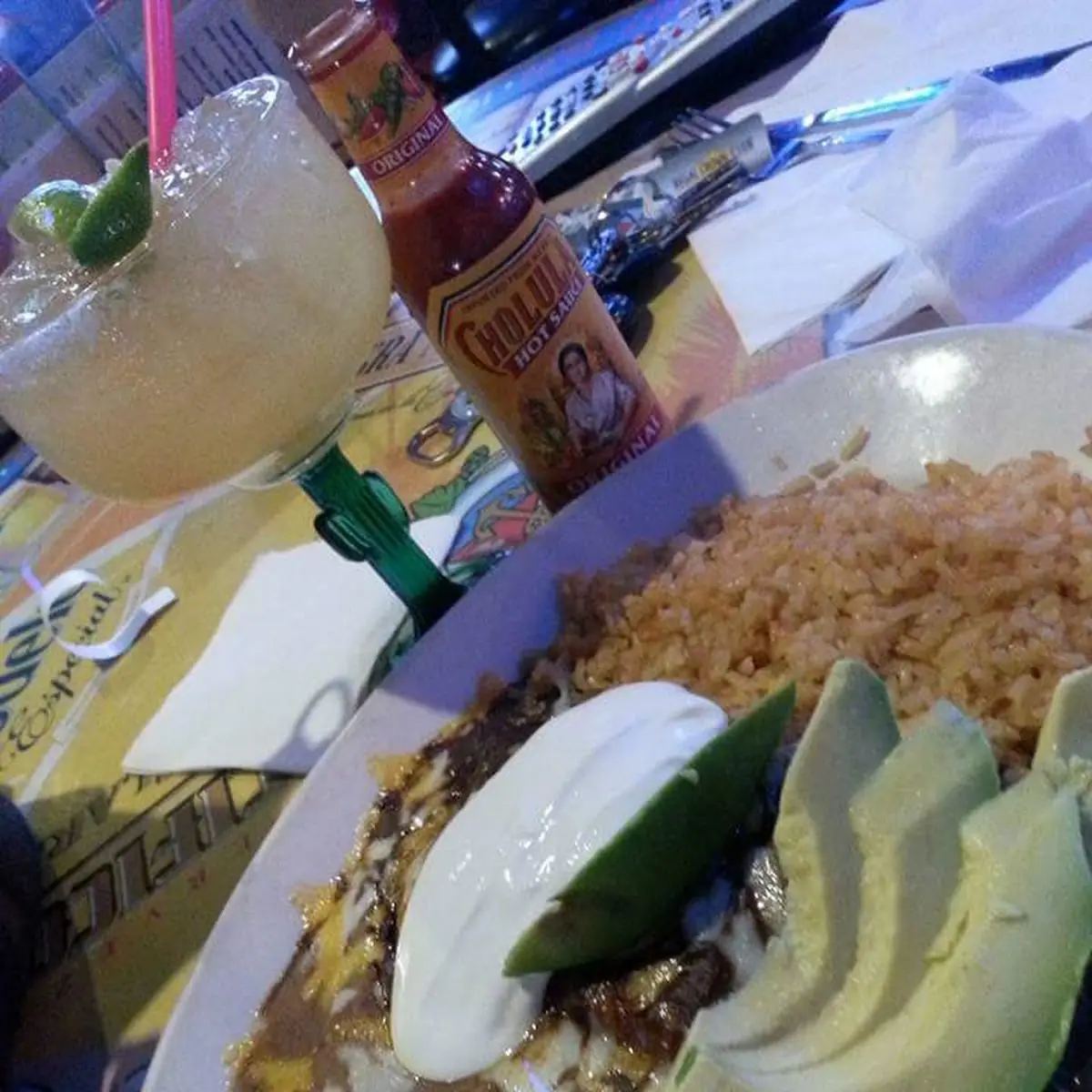 Enchilada Taco Bean Tostada & Chile Relleno