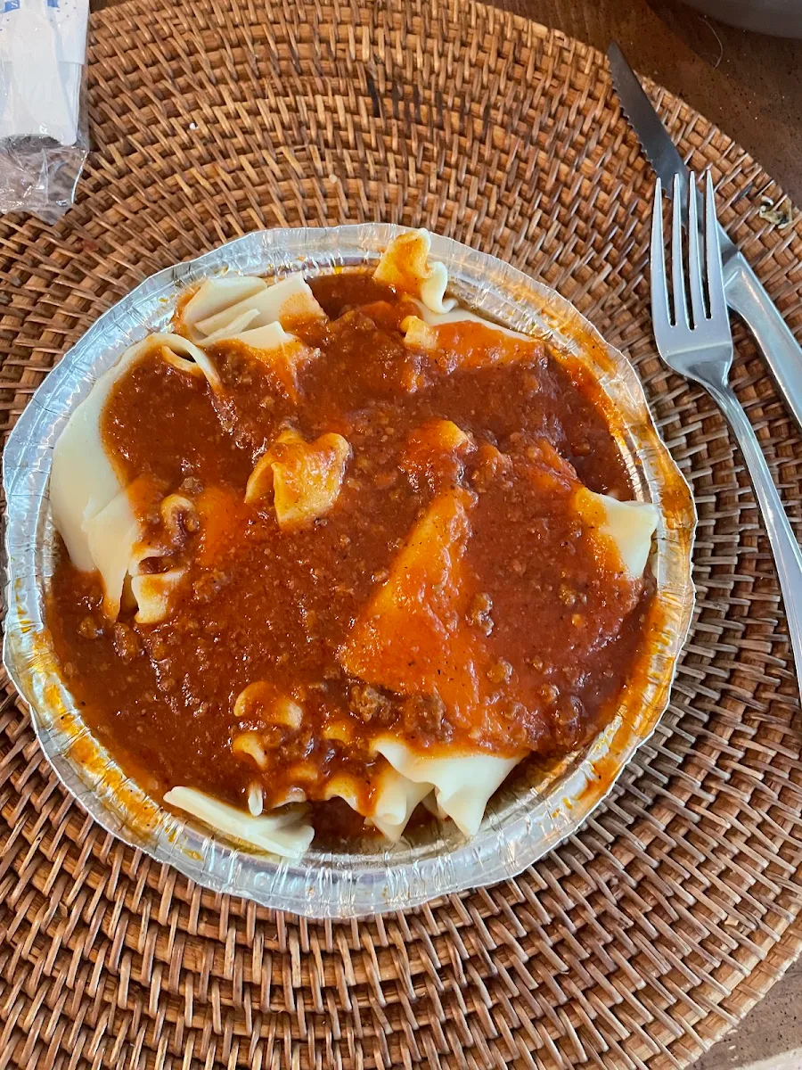 Homemade Lasagna with Meat Sauce