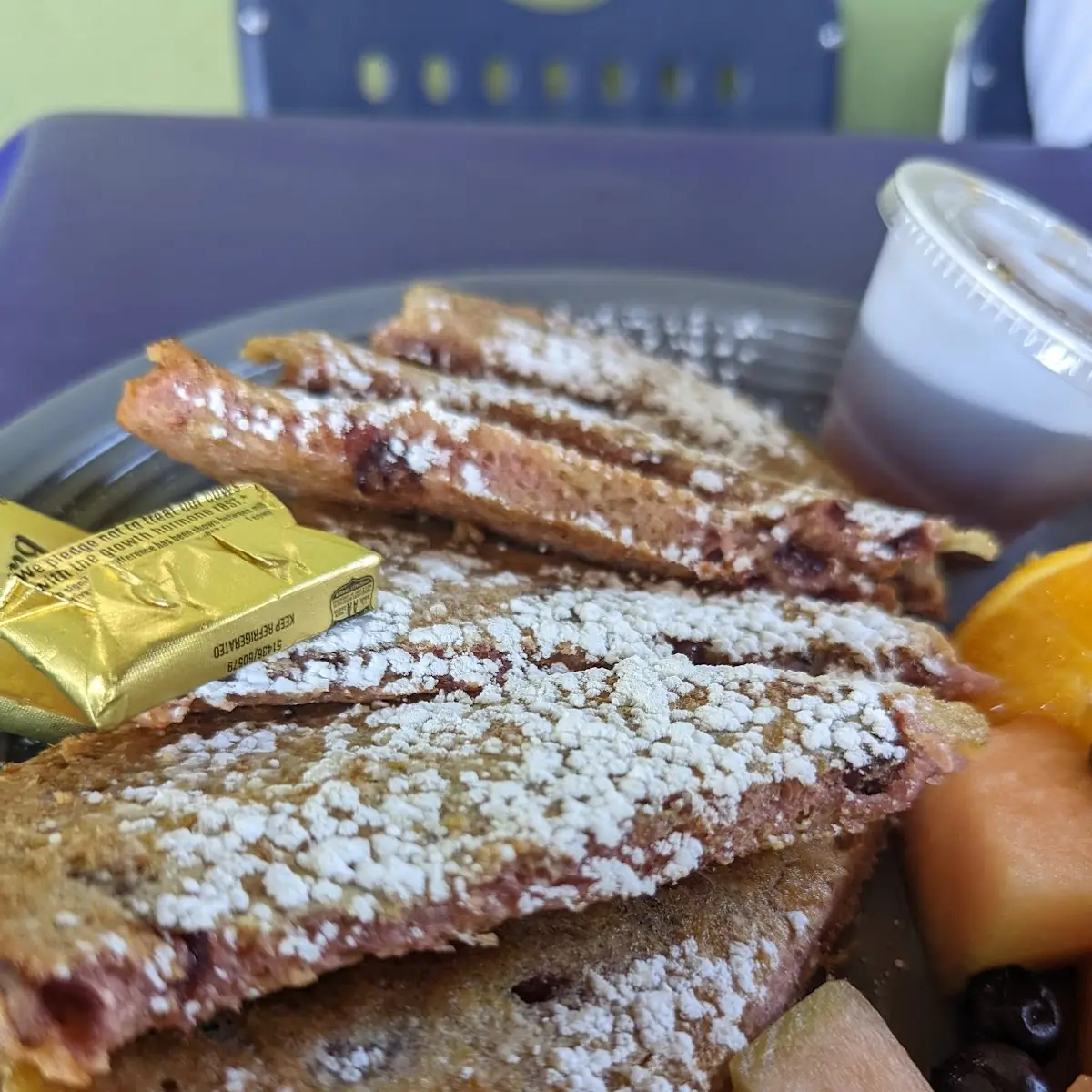Coconut French Toast with Fruit