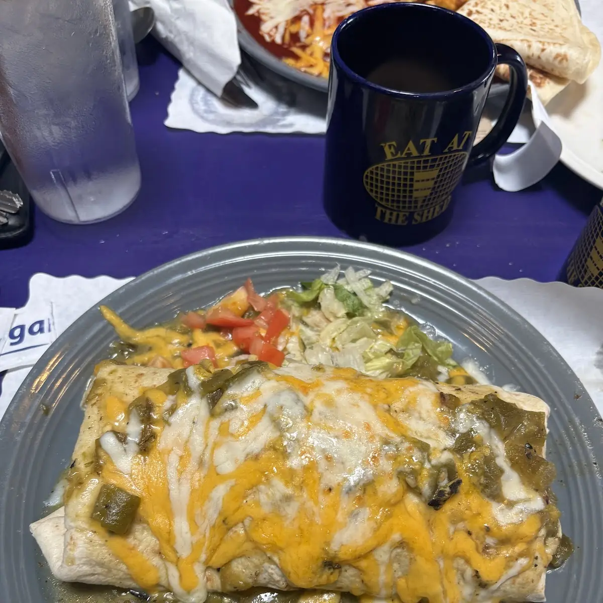 Southern New Mexican Style Enchiladas