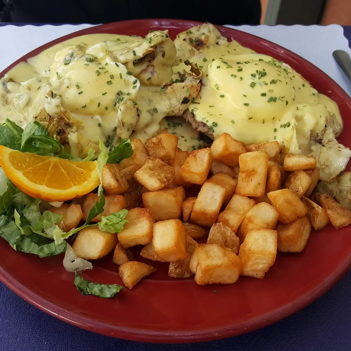 Turkey Sausage and Artichoke Benedict