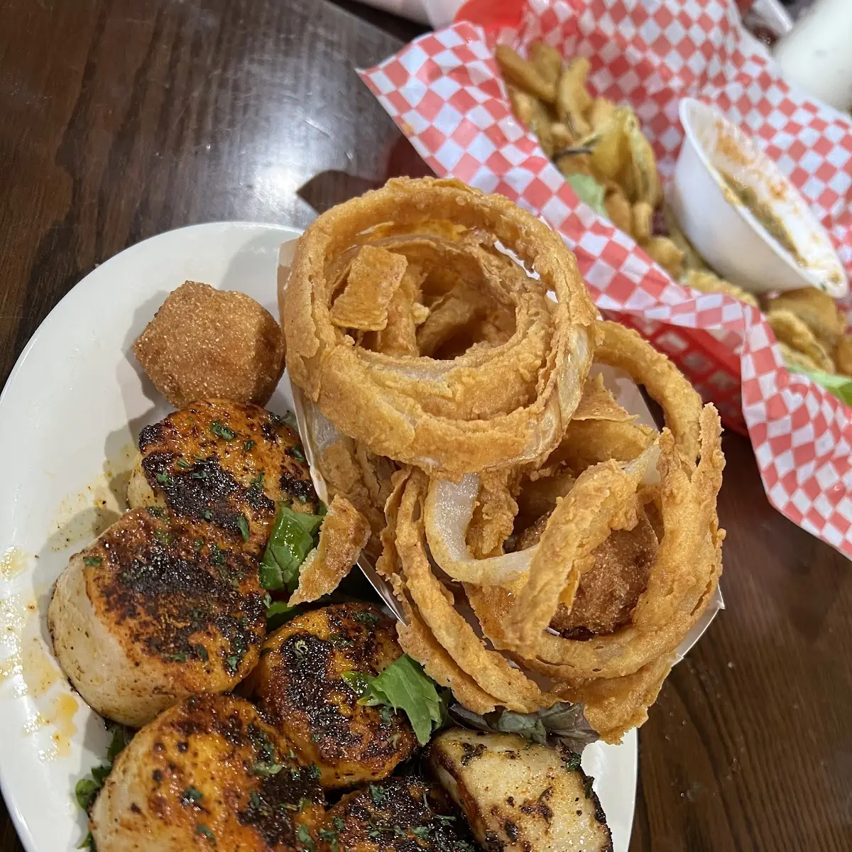 Onion Rings Fried Pickles
