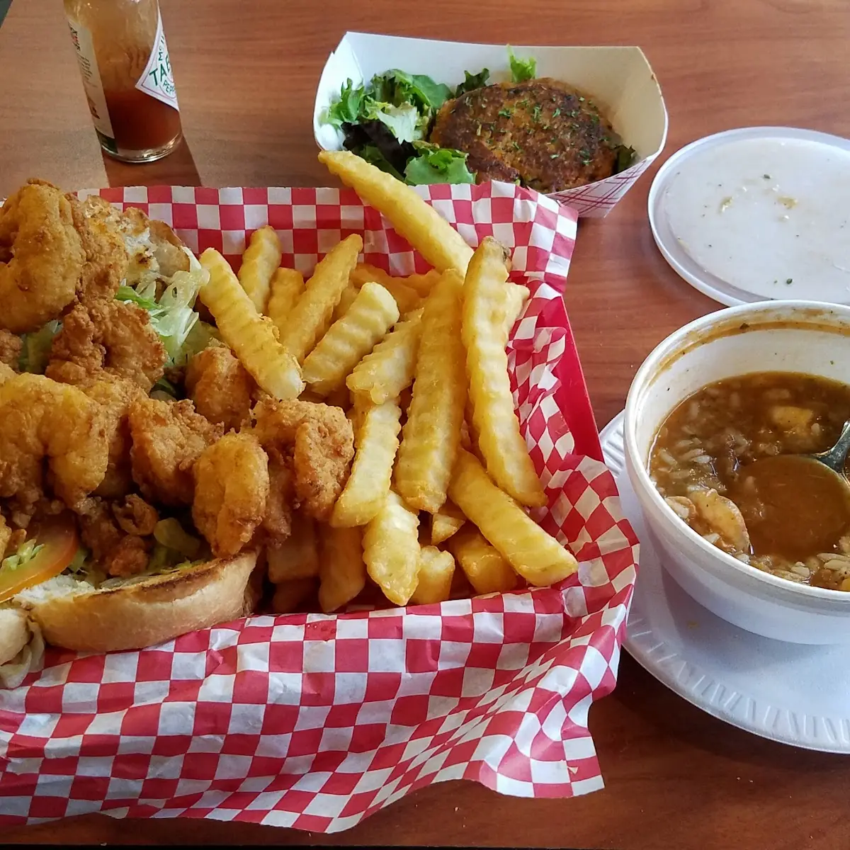 Shrimp Poboy & Gumbo