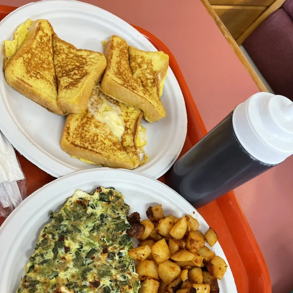 Feta and Spinach Omelette