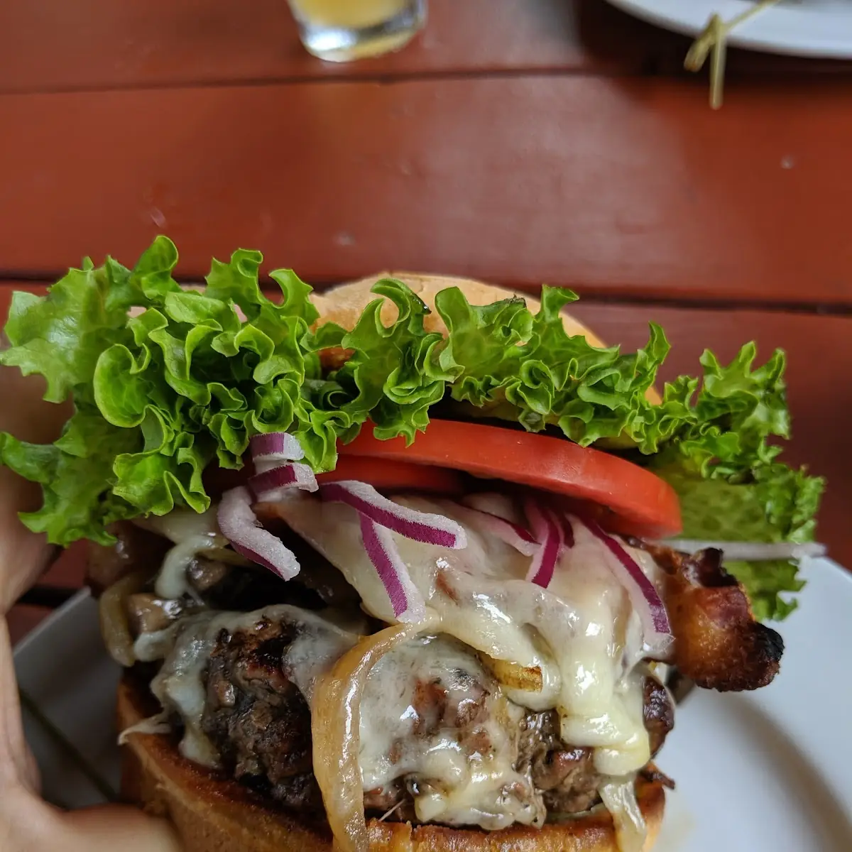 Mushroom Swiss Burger