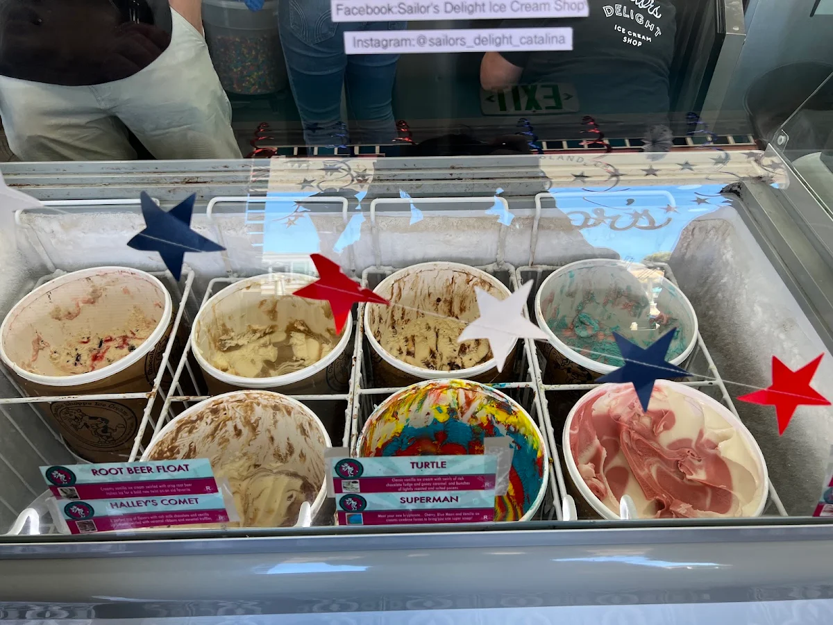 Various Ice Cream Flavors