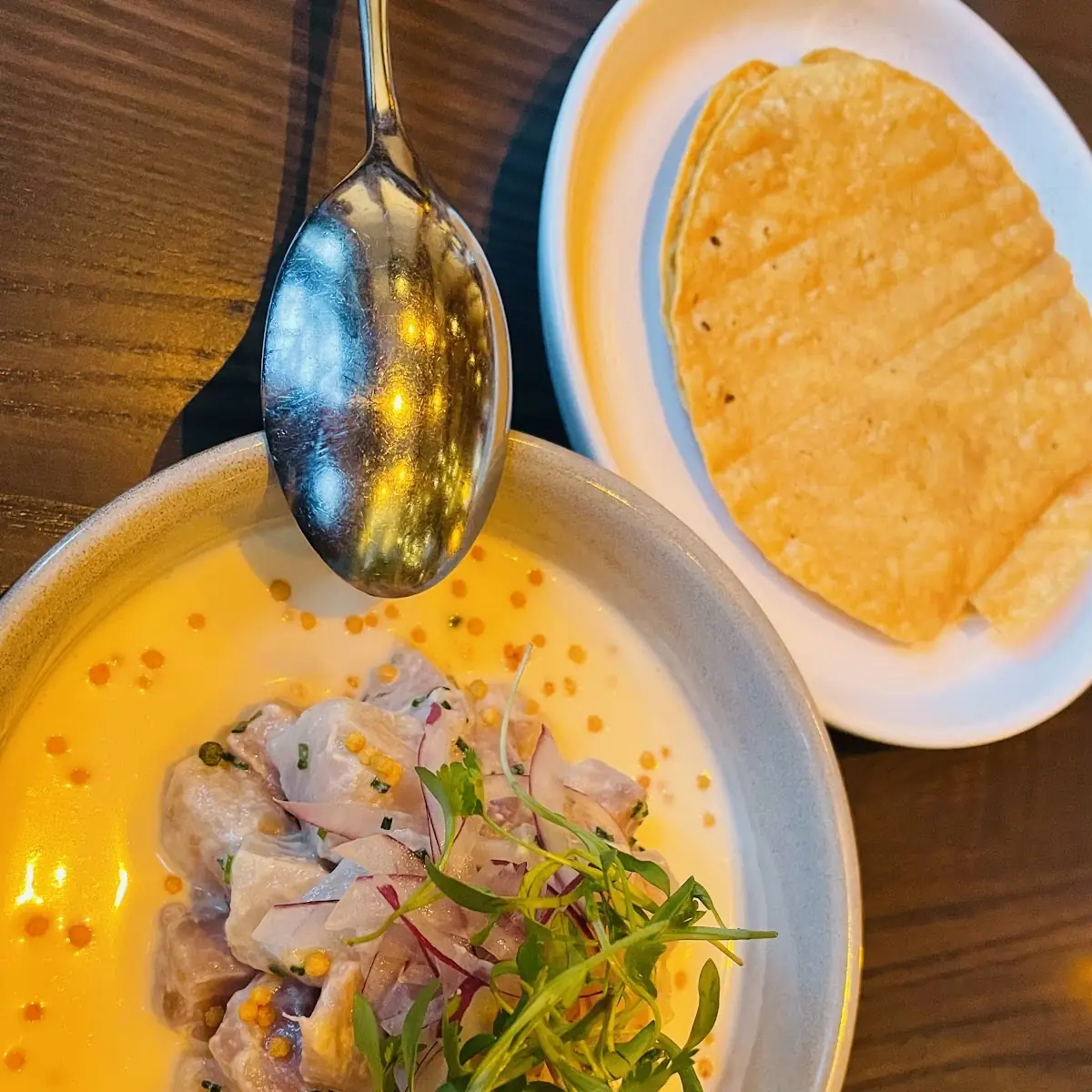 Fresh Fish Ceviche with Leche De Tigre