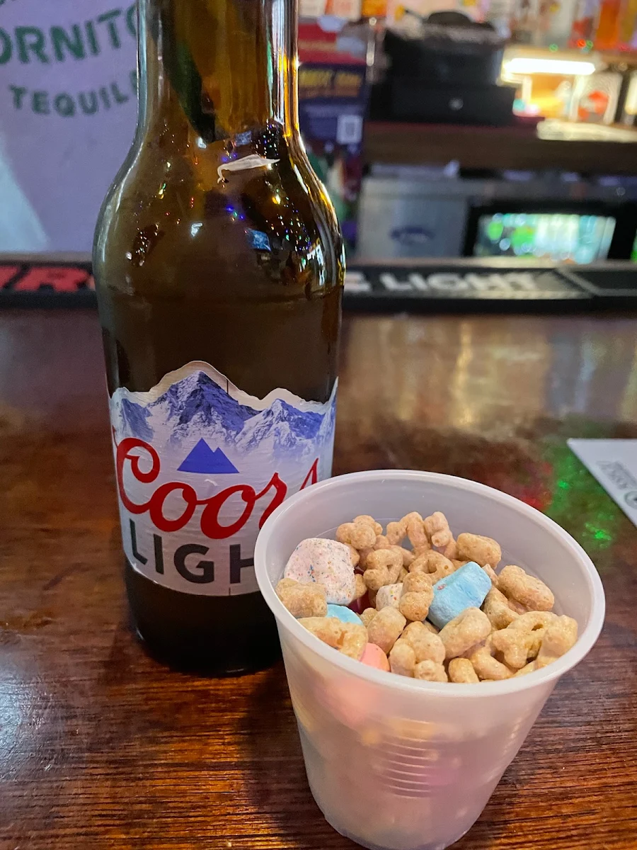 Coors Light and Lucky Charms