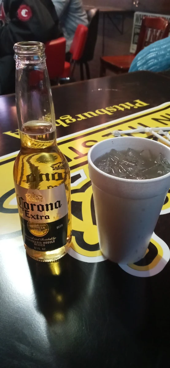Peach Crown Royal Corona & Crown with Coke