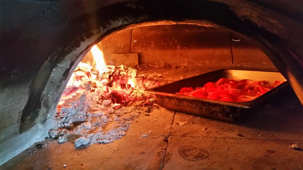 Fire Roasted Tomatoes, Sasso Pizza Market & Bar