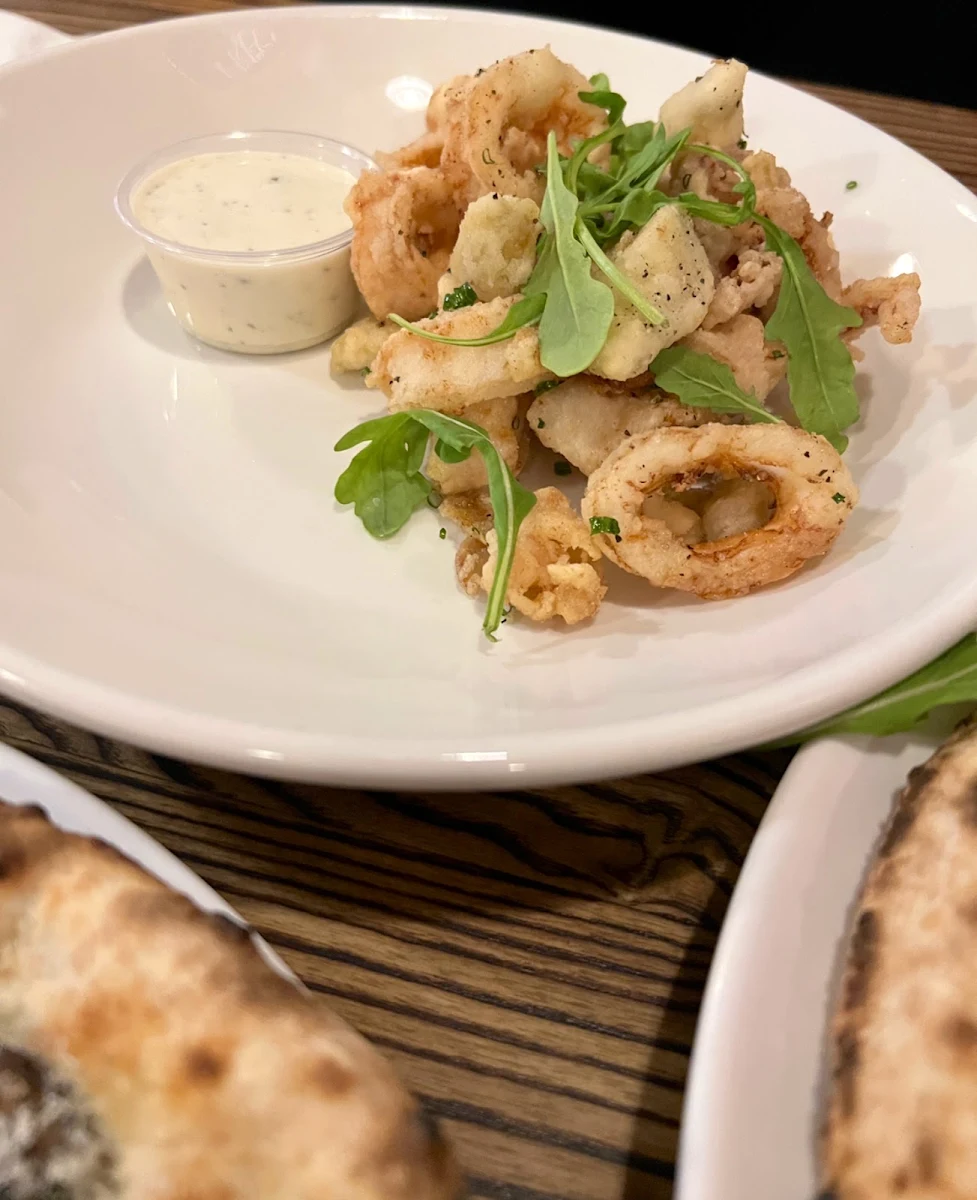 Fried Calamari, Sasso Pizza Market & Bar