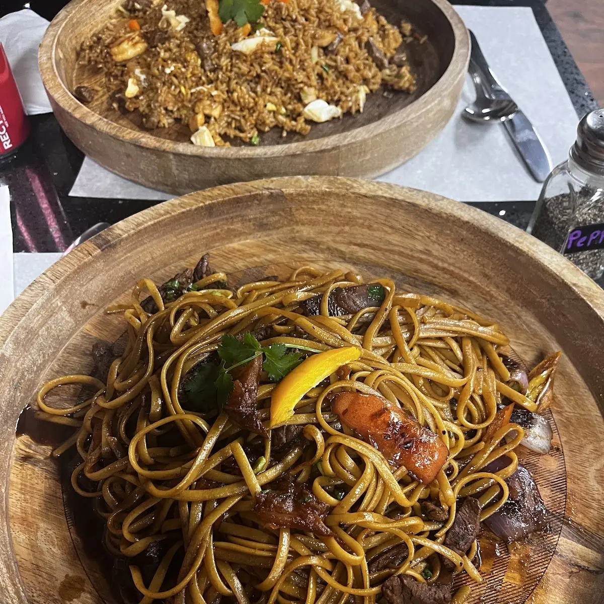 Taguiatelle Con Lomo Salteado
