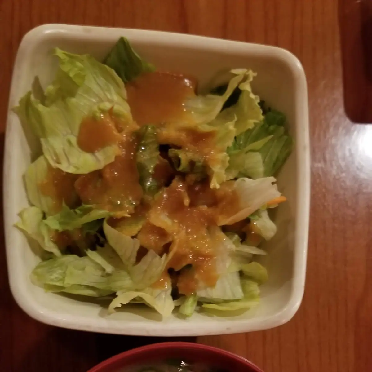 Salad and Miso Soup