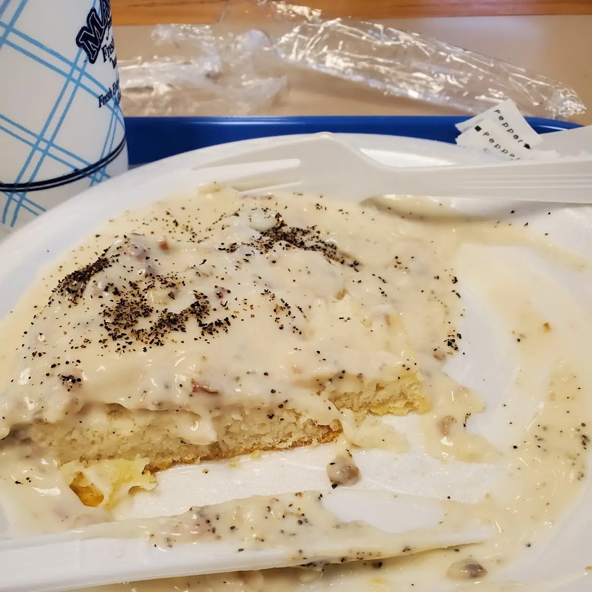 Sausage Gravy and Biscuits