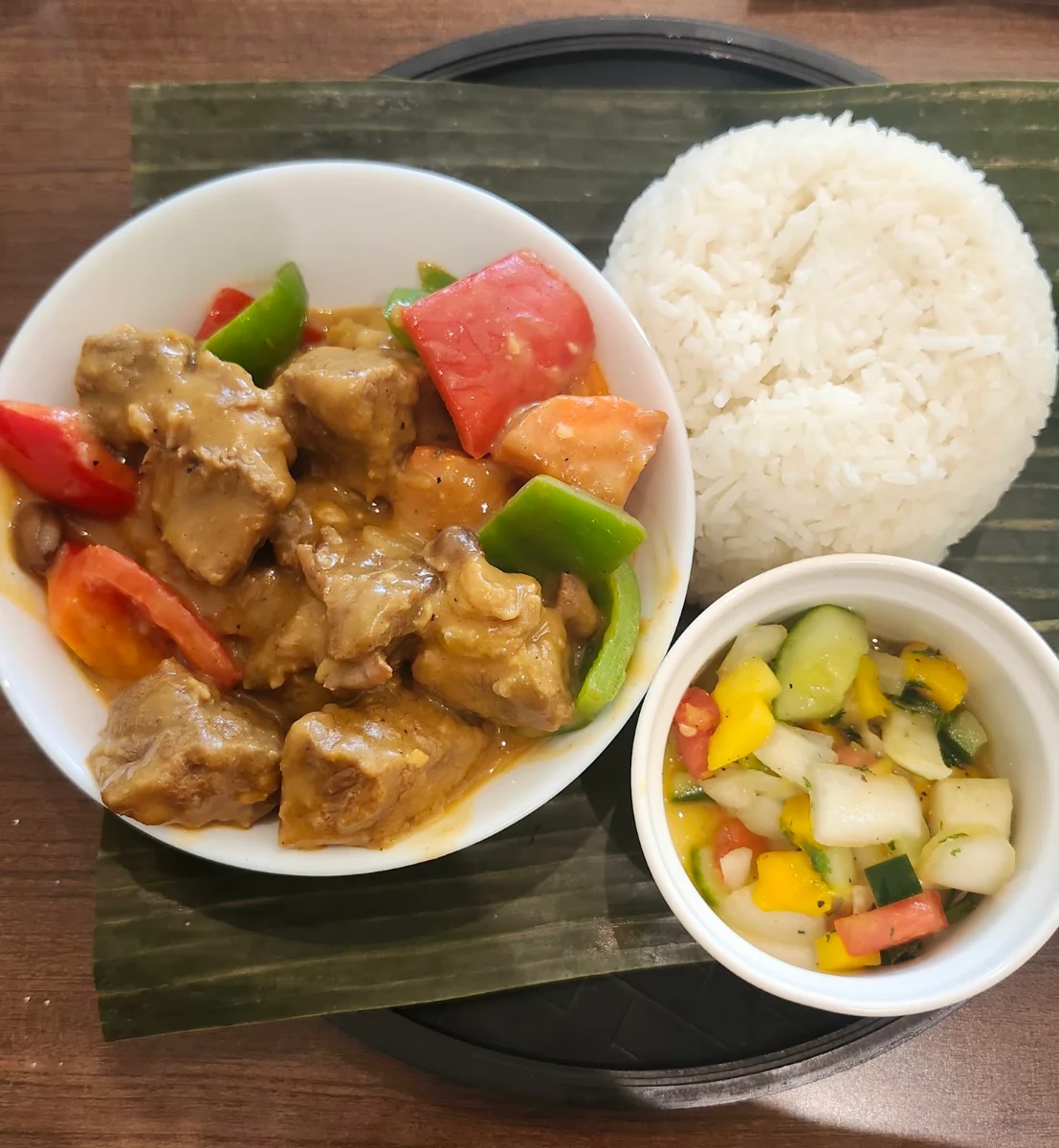 Beef Caldereta with Rice