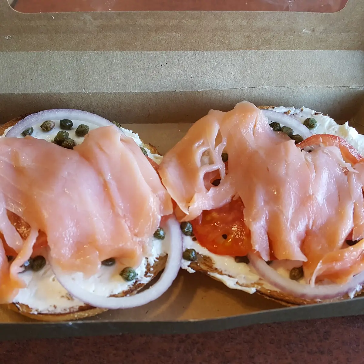 Nova Lox Sandwich